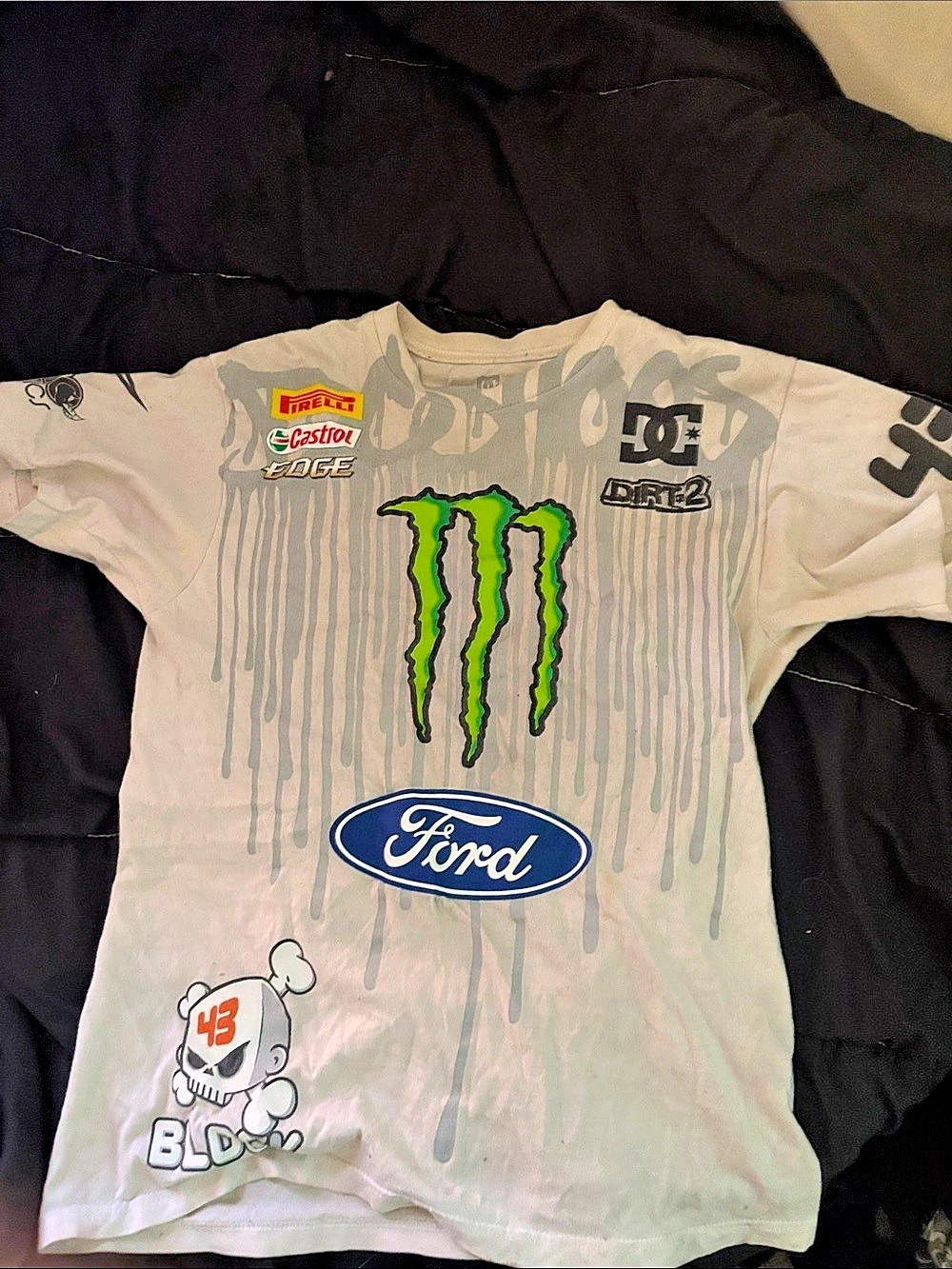 DC Shoes Ken Block 43 Monster Energy Ford Dirt 2 Rally T-Shirt Monster Energy